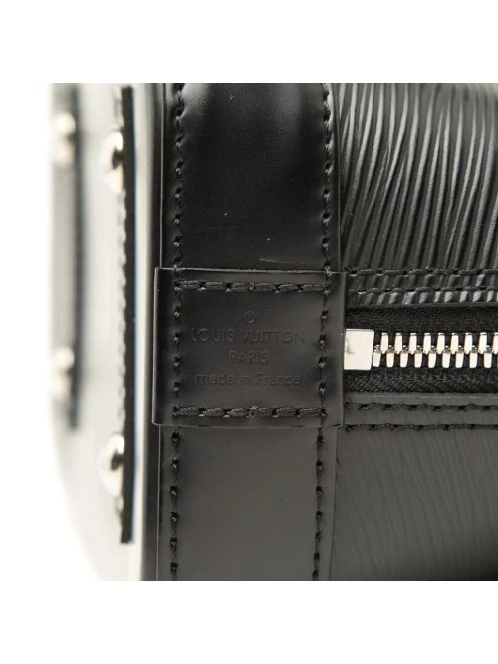 Louis Vuitton Epi Alma BB 2-Way Shoulder Bag Noir Black Leather